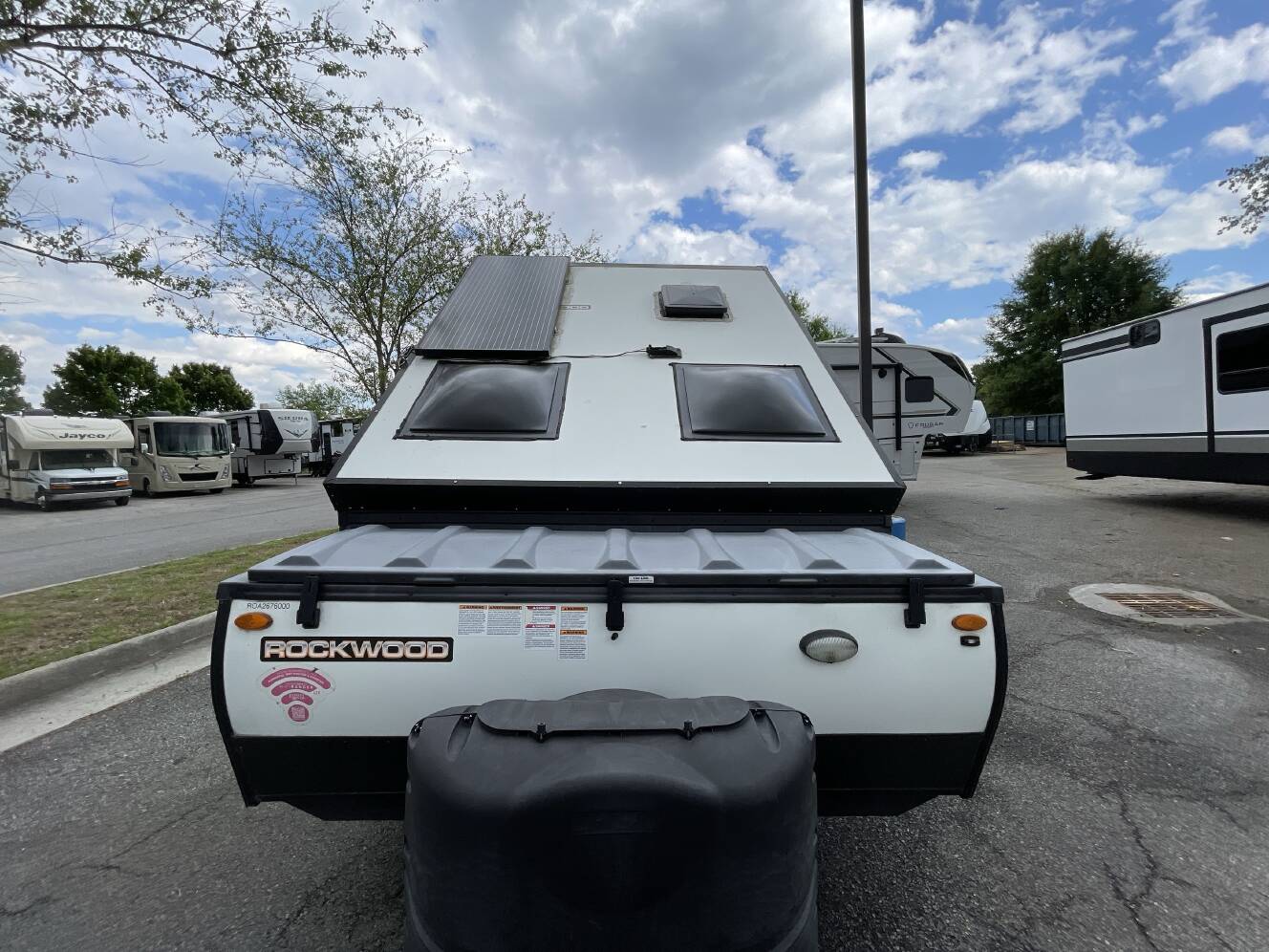 A photo of this 2022 Forest River ROCKWOOD HARD SIDE A122S