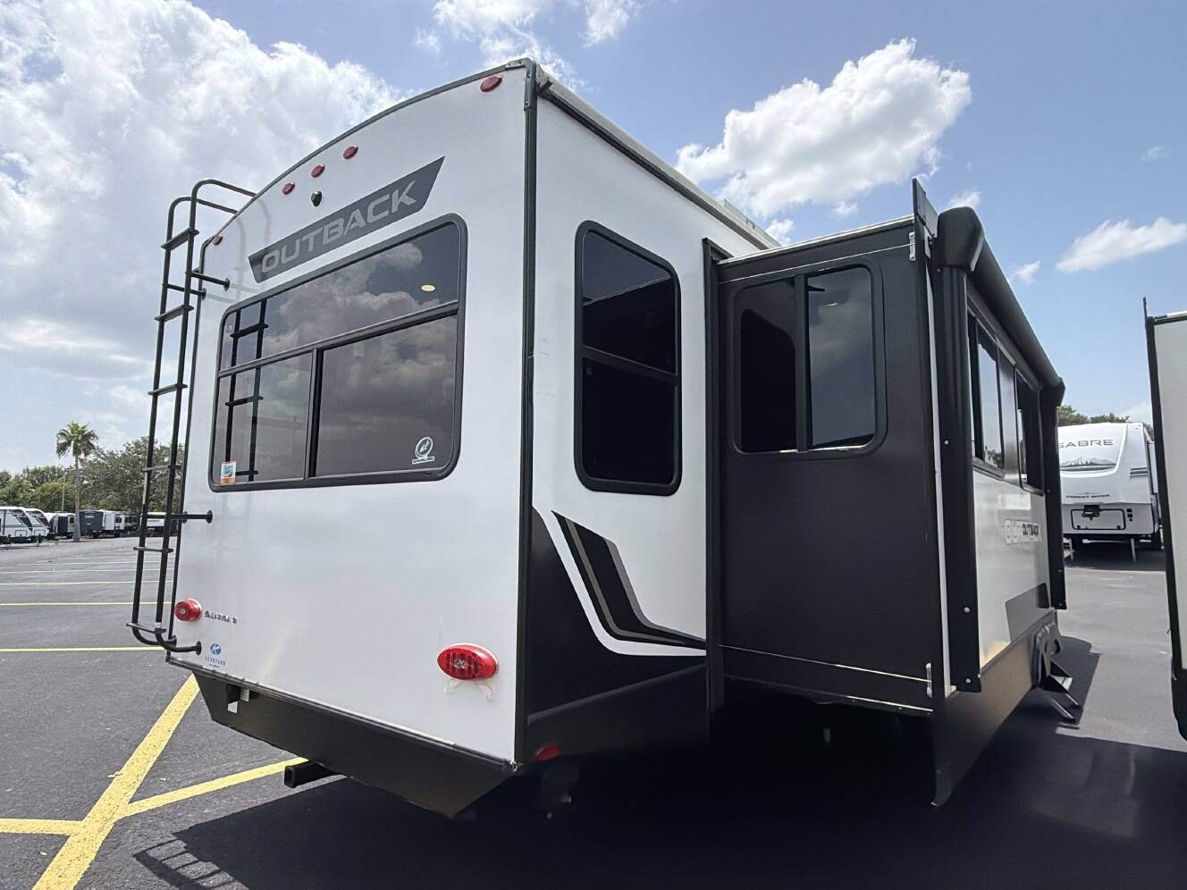 A photo of this 2025 Keystone OUTBACK 328RL