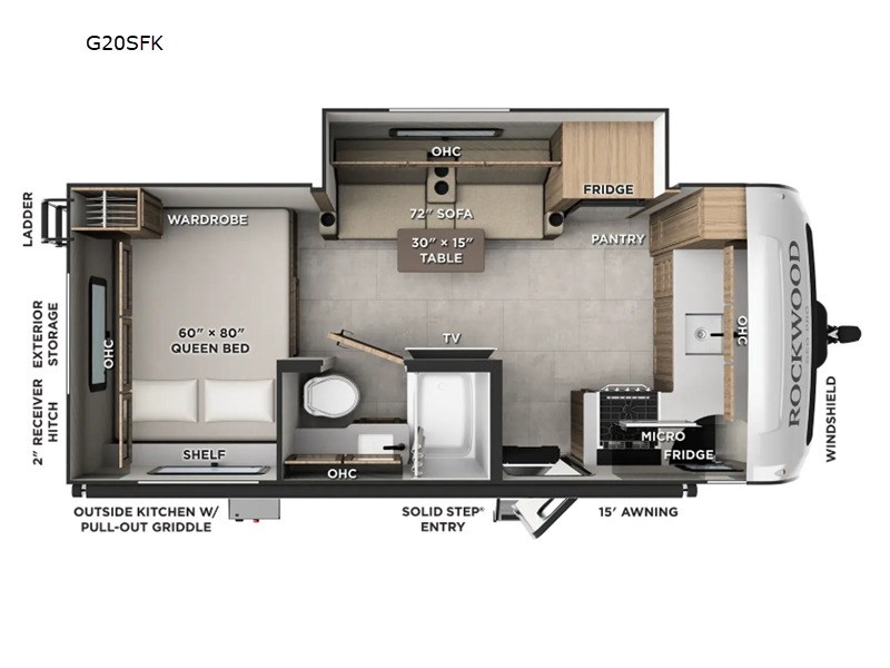 2027 Forest River Rv Rockwood GEO Pro G20SFK in arlington WA