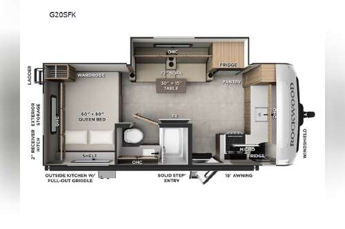 2027 Forest River Rv Rockwood GEO Pro G20SFK in arlington WA