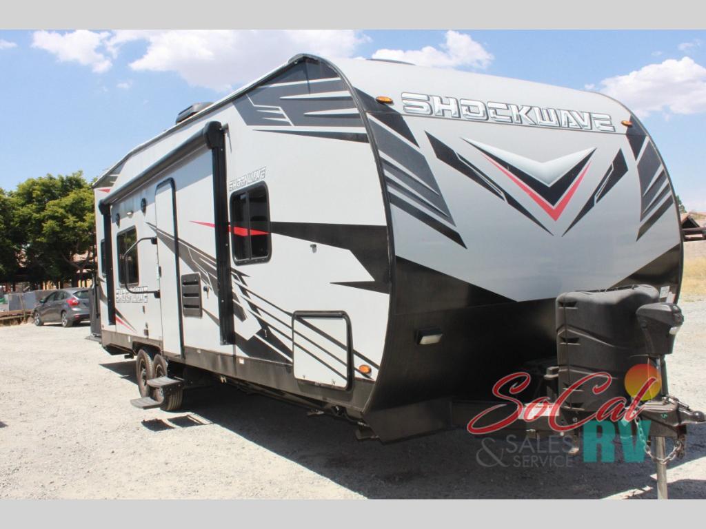 2022 Forest River Rv Shockwave 25RQMX Travel Trailer Toy Hauler RV