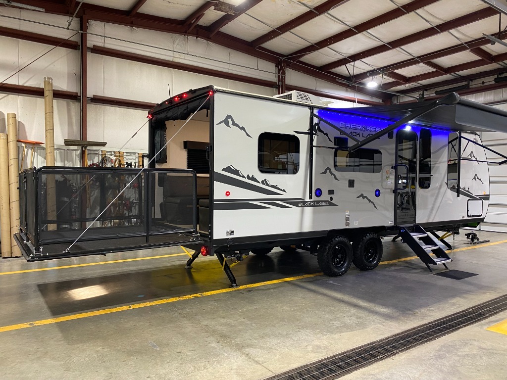 2025 Forest River Rv Cherokee Grey Wolf Black Label 22RRBL in middlebury IN