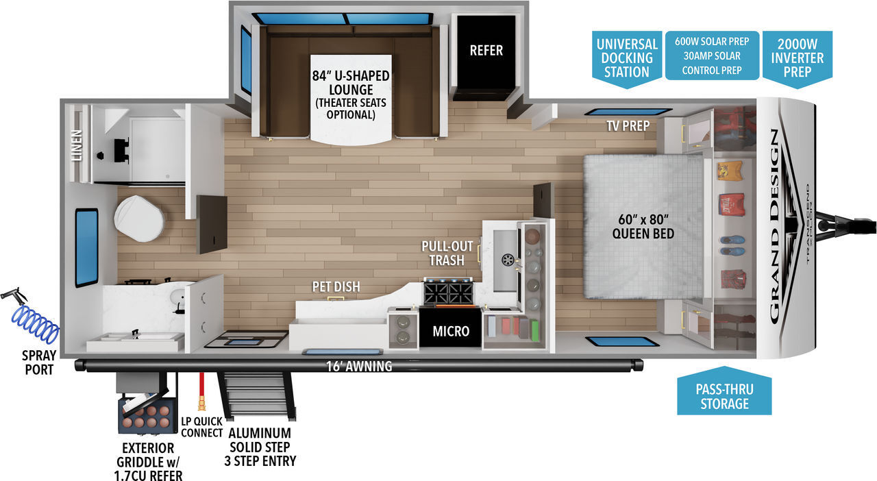 A photo of this 2027 Grand Design Transcend Xplor 22RBX