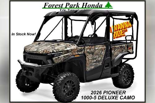 2026 Honda Pioneer 1000-5 Deluxe in erie PA