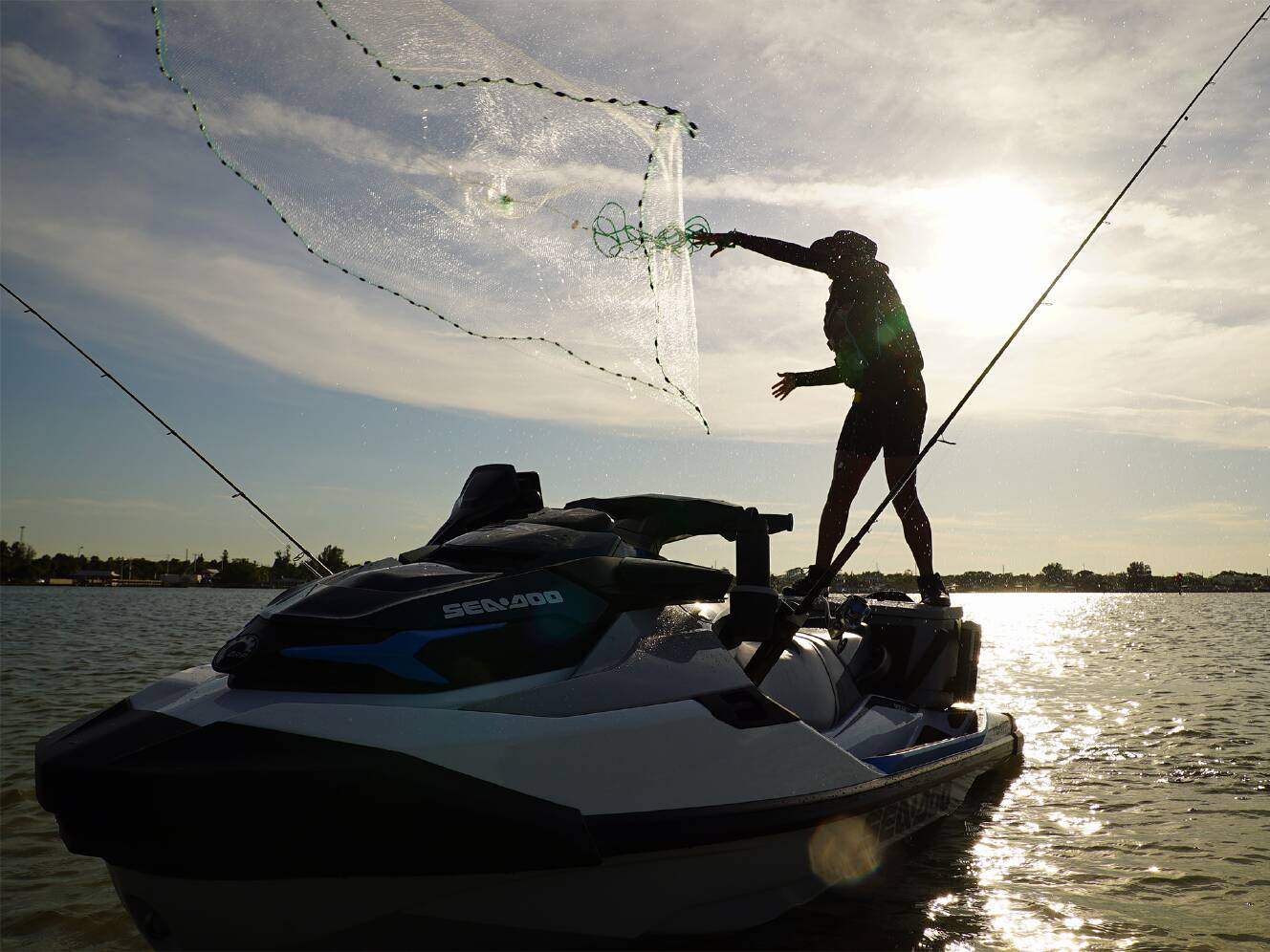A photo of this 2026 Sea-Doo FishPro Sport 170 iDF iBR