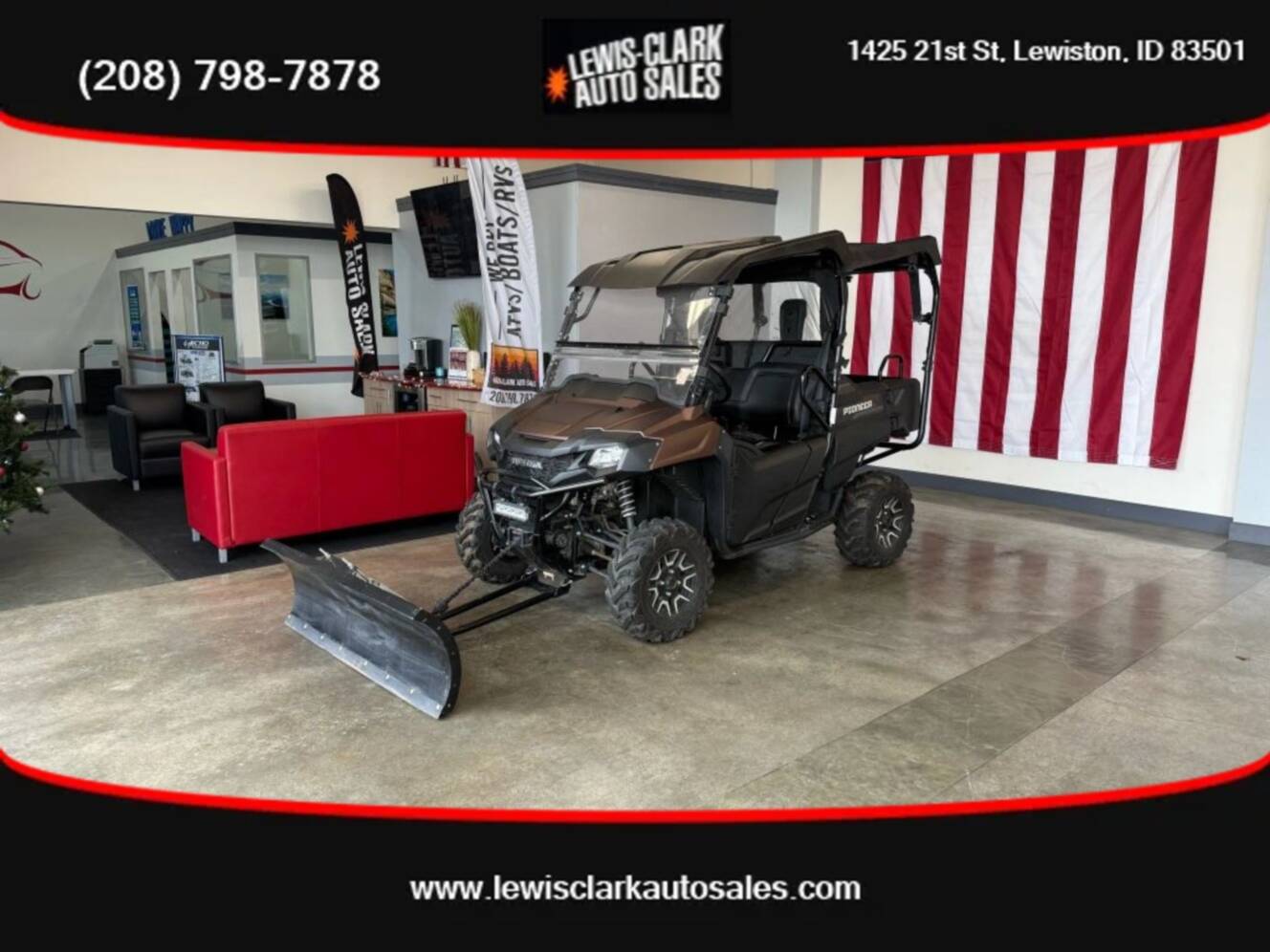 A photo of this 2021 Honda Pioneer 700-4