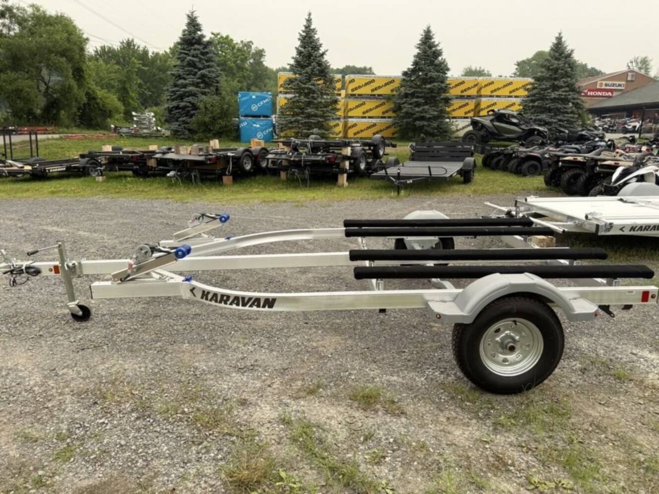 A photo of this 2027 Karavan Personal Watercraft Double Aluminum