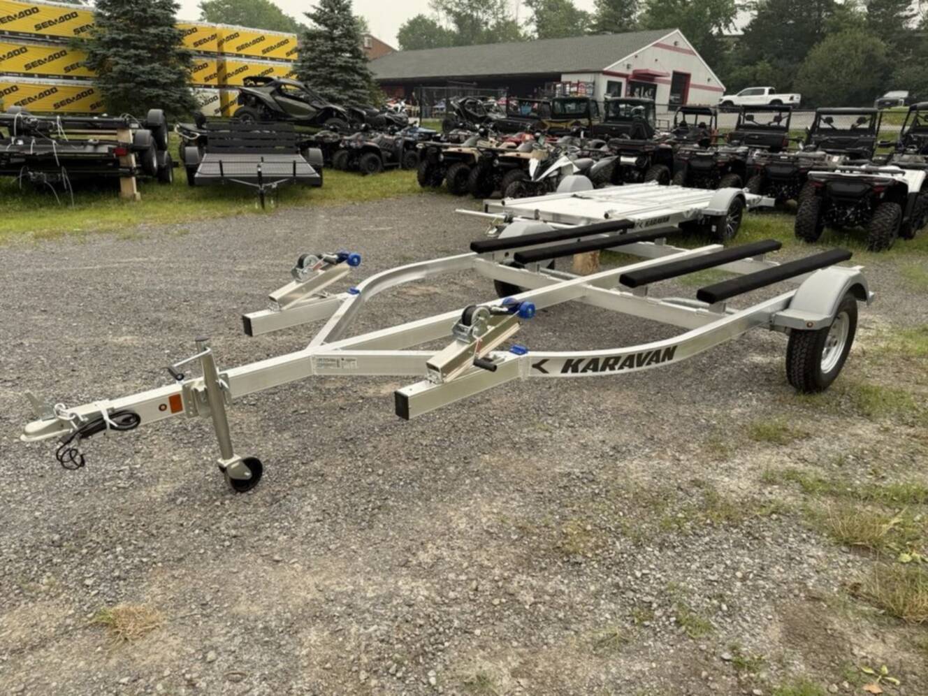 A photo of this 2027 Karavan Personal Watercraft Double Aluminum