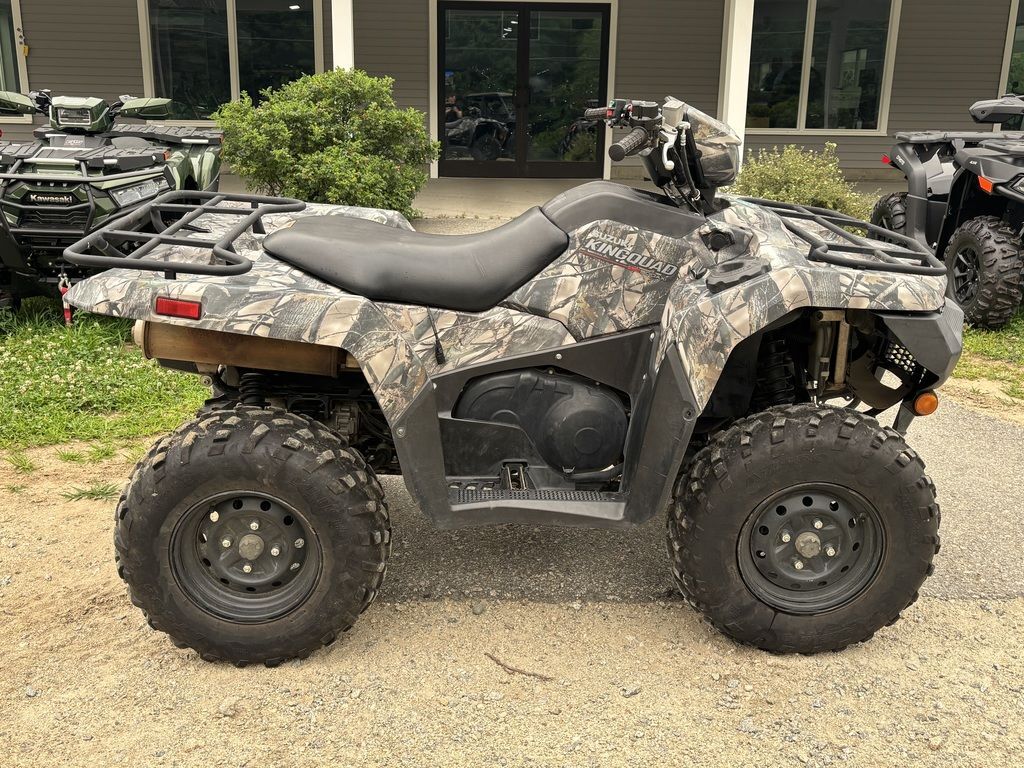 2019 Suzuki KingQuad 500AXi Power Steering Camo in swanzey NH