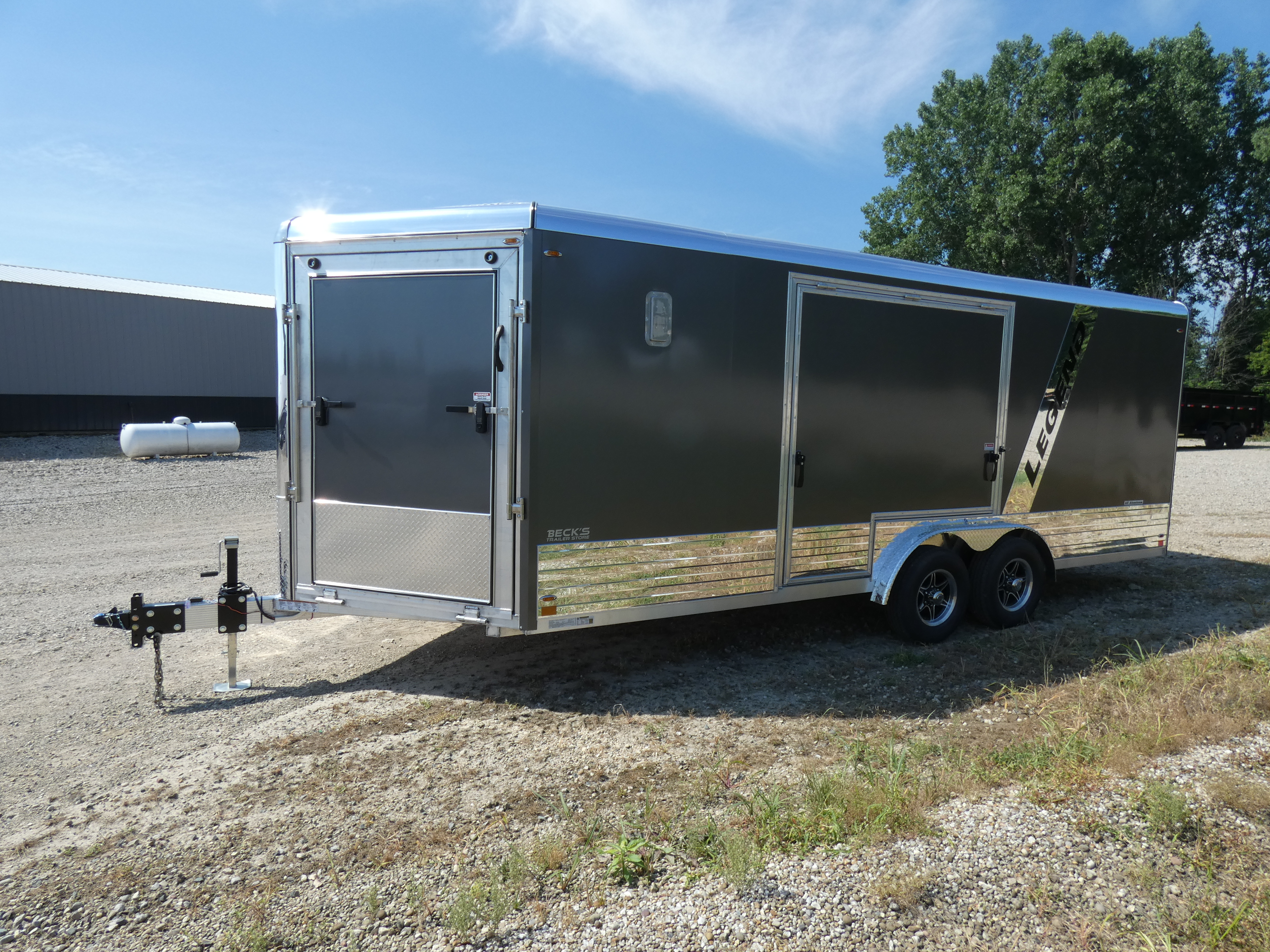 2027 LEGEND Deluxe Snow 8' x 24' Snowmobile/All Sport Trailer - 520 in Saint Johns, MI