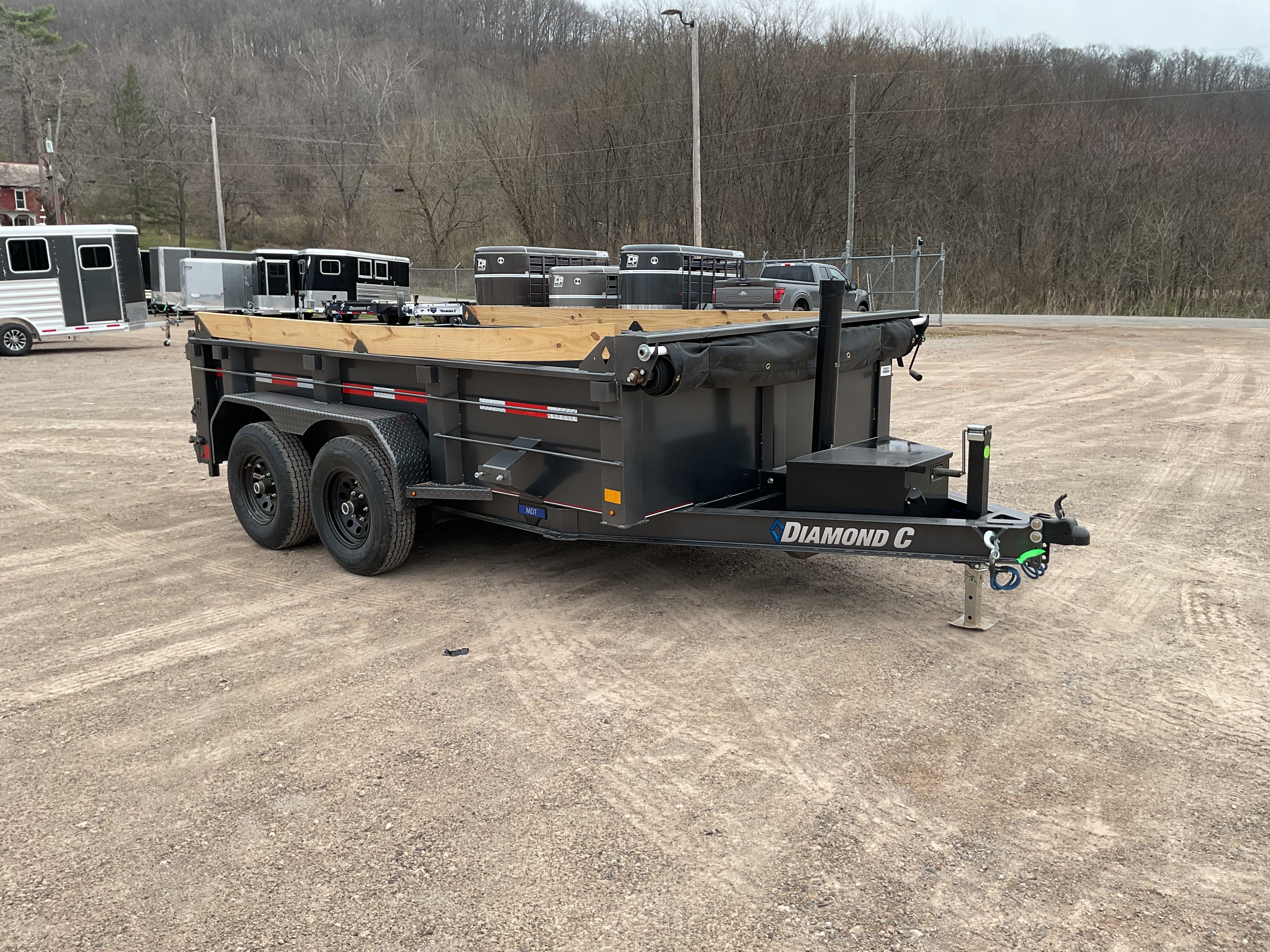 2026 DIAMOND C 12' Compact Dump Trailer in Athens, OH