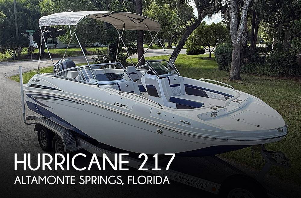 2022 Hurricane 217 SD Coastal Edition Deck Boat boat
