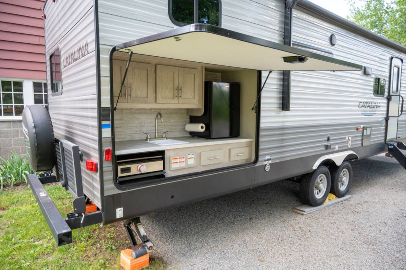 A photo of this 2023 Coachmen CATALINA LEGACY 343BHTS