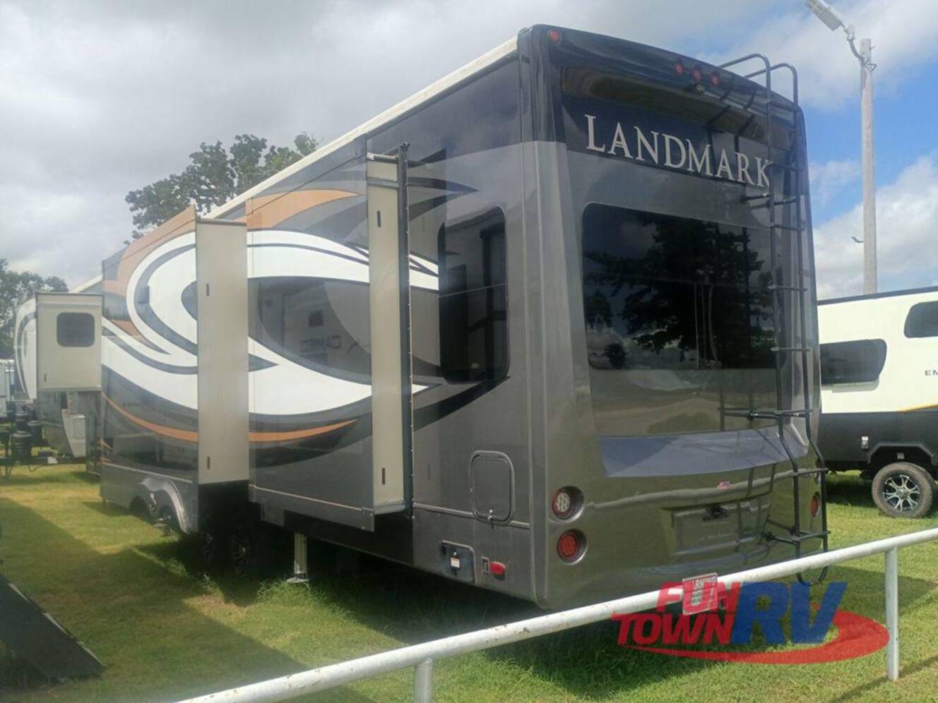 A photo of this 2021 Heartland Landmark 365 Daytona