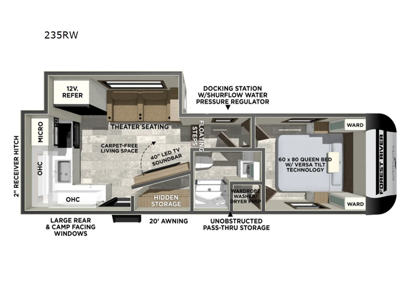 2027 Forest River Rv Impression 235RW in elkhart IN