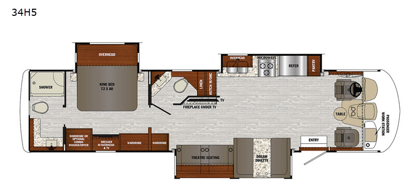 2020 Forest River Rv Georgetown 5 Series 34H5 in sunbury OH