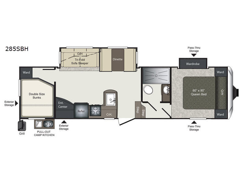 2017 Keystone Rv Laredo Super Lite 285SBH in batavia OH