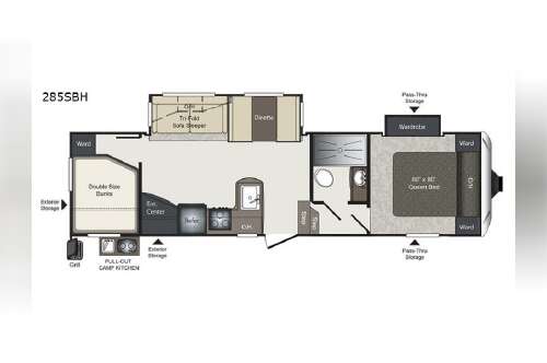 2017 Keystone Rv Laredo Super Lite 285SBH in batavia OH