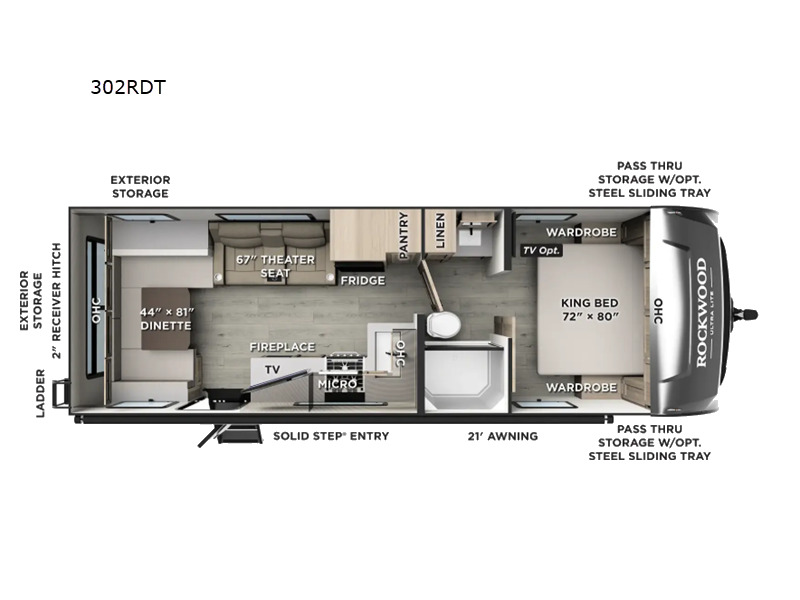2027 Forest River Rv Rockwood Ultra Lite 302RDT in cullman AL