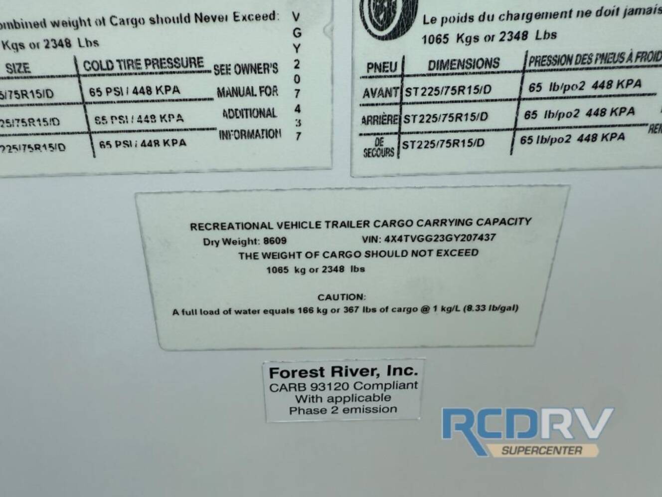 A photo of this 2016 Forest River Rv Vengeance Super Sport 31V