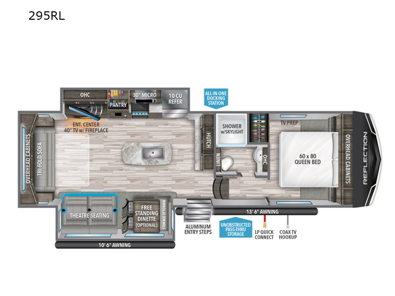 2022 Grand Design Reflection 150 Series 295RL in schoolcraft MI