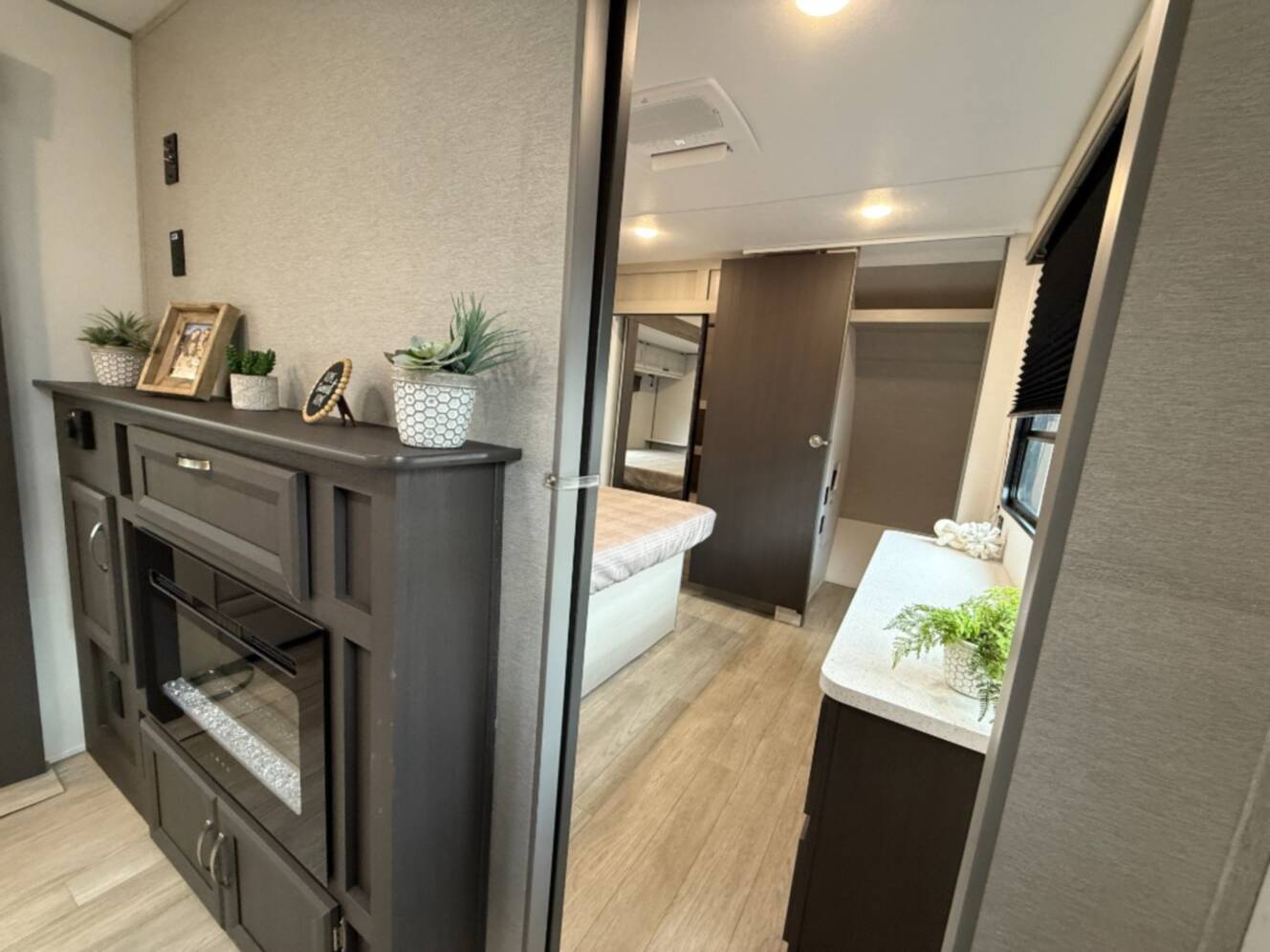 A photo of this 2027 Coachmen Rv Catalina Legacy Edition 343BHTS 2 Queen Beds
