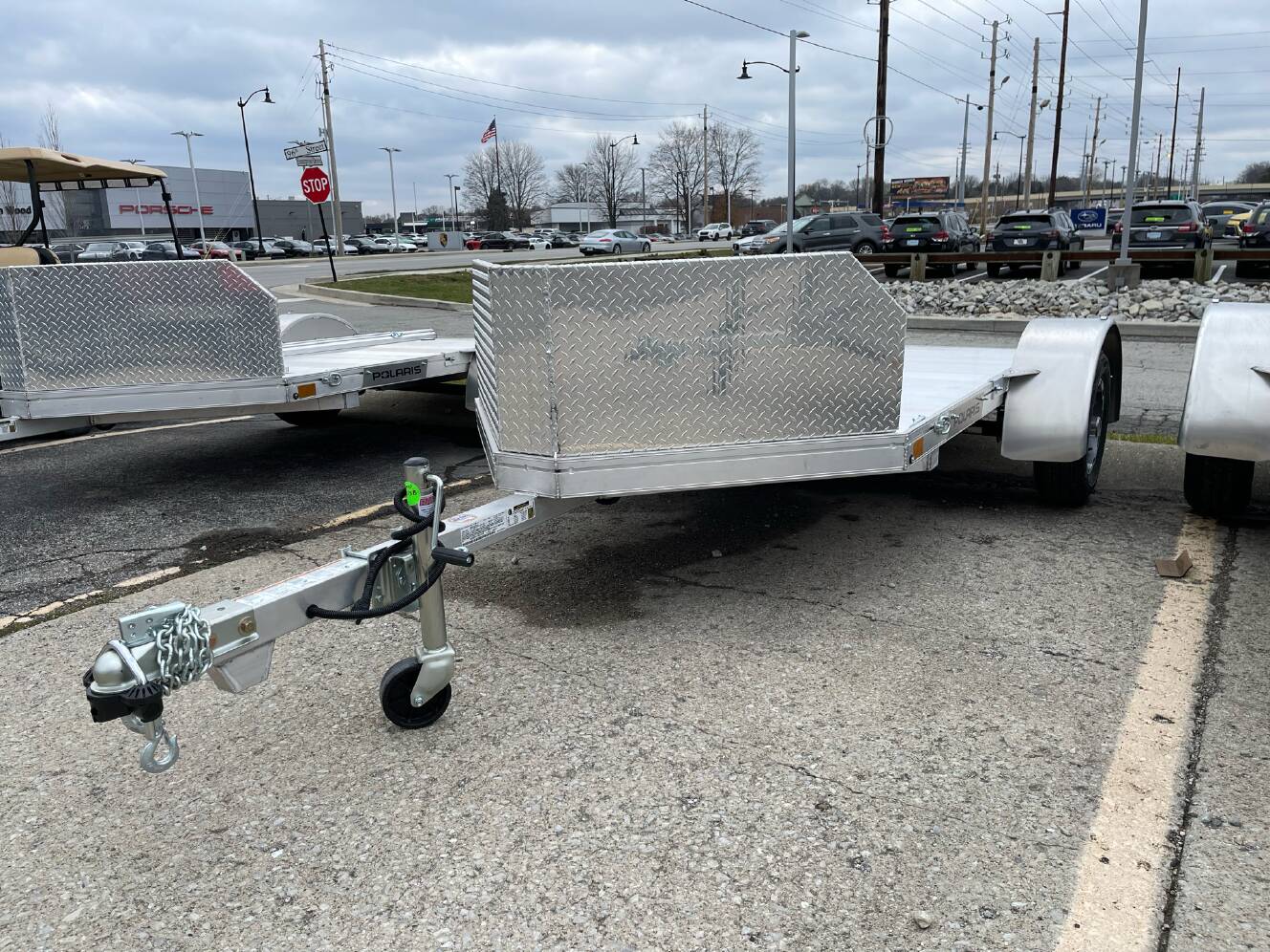 A photo of this 2024 Polaris Trailers Open Motorcycle 2.0 Trailers 96 in.