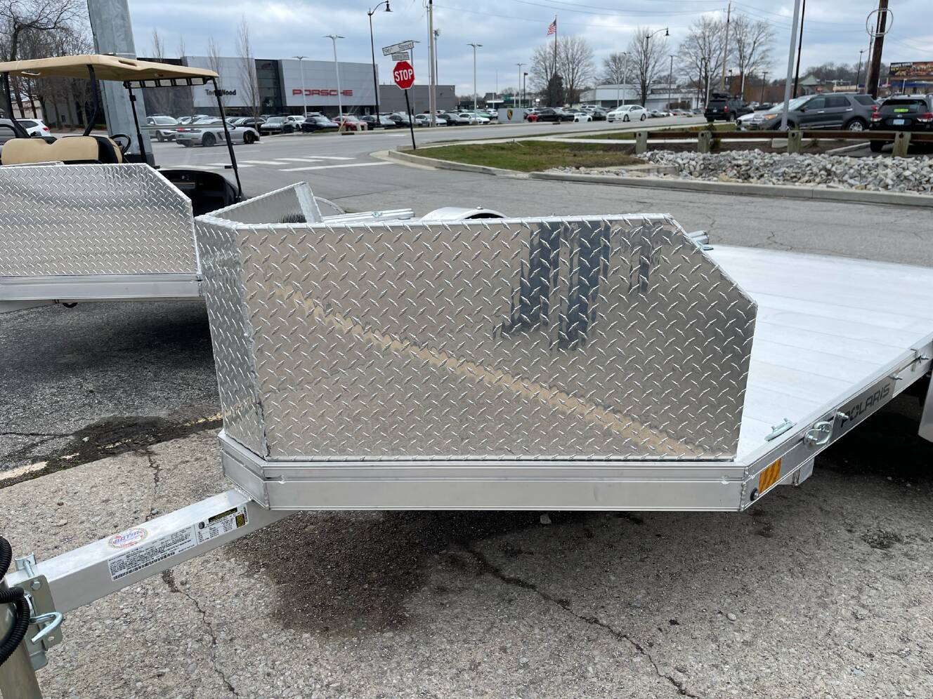 A photo of this 2024 Polaris Trailers Open Motorcycle 2.0 Trailers 96 in.