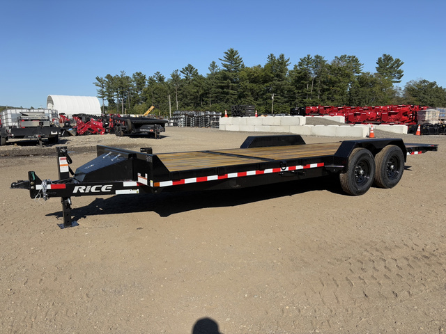 2025 RICE 7X22 14K Partial Tilt Deck Equipment W/Spare Mount in Turner, ME