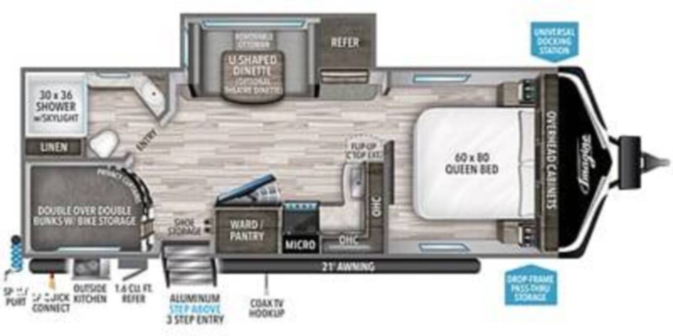 A photo of this 2022 Grand Design Imagine 2400BH