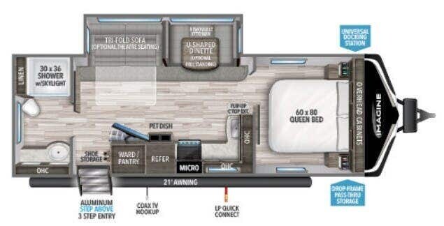 A photo of this 2022 Grand Design Imagine 2600RB