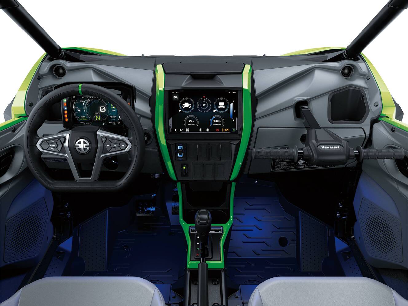 A photo of this 2026 Kawasaki Teryx®4 H2 Deluxe eS