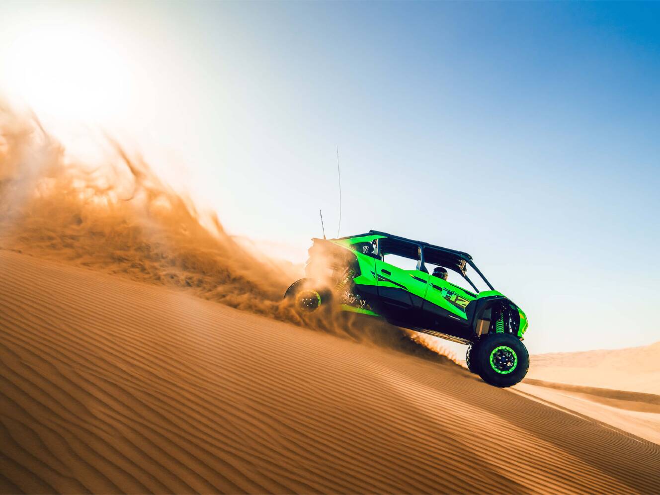 A photo of this 2026 Kawasaki Teryx®4 H2 Deluxe eS