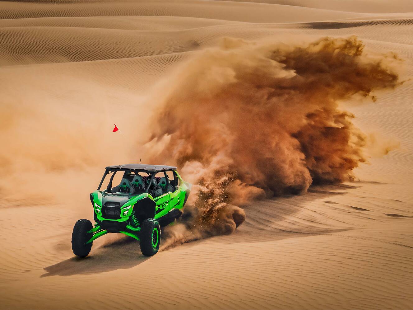 A photo of this 2026 Kawasaki Teryx®4 H2 Deluxe eS