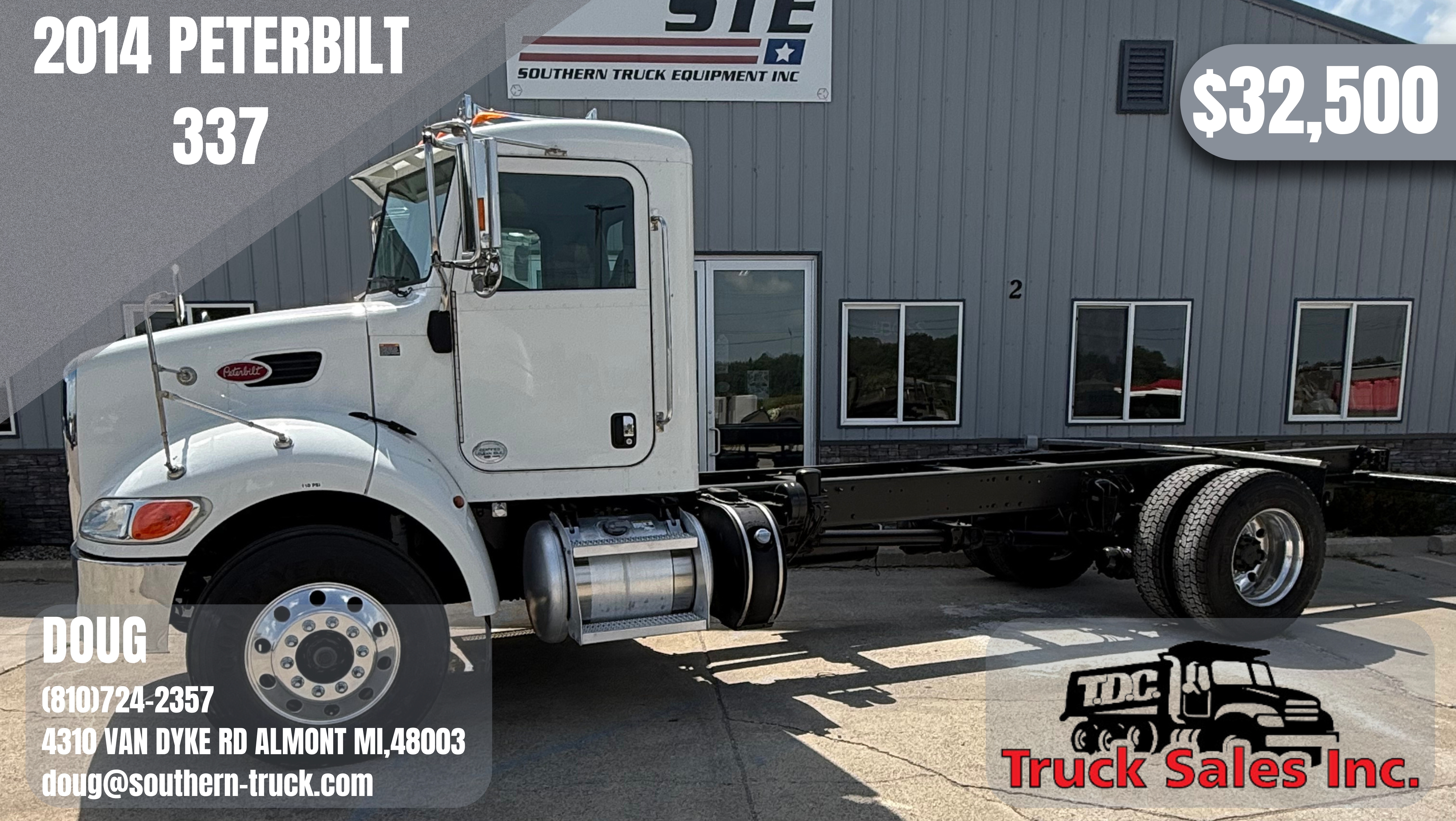 2014 PETERBILT 337 in Almont, MI