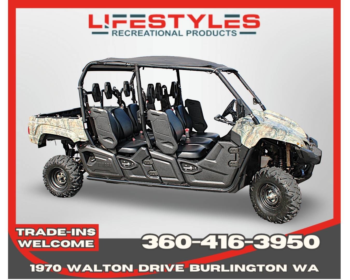 2015 Yamaha Viking VI EPS in burlington WA