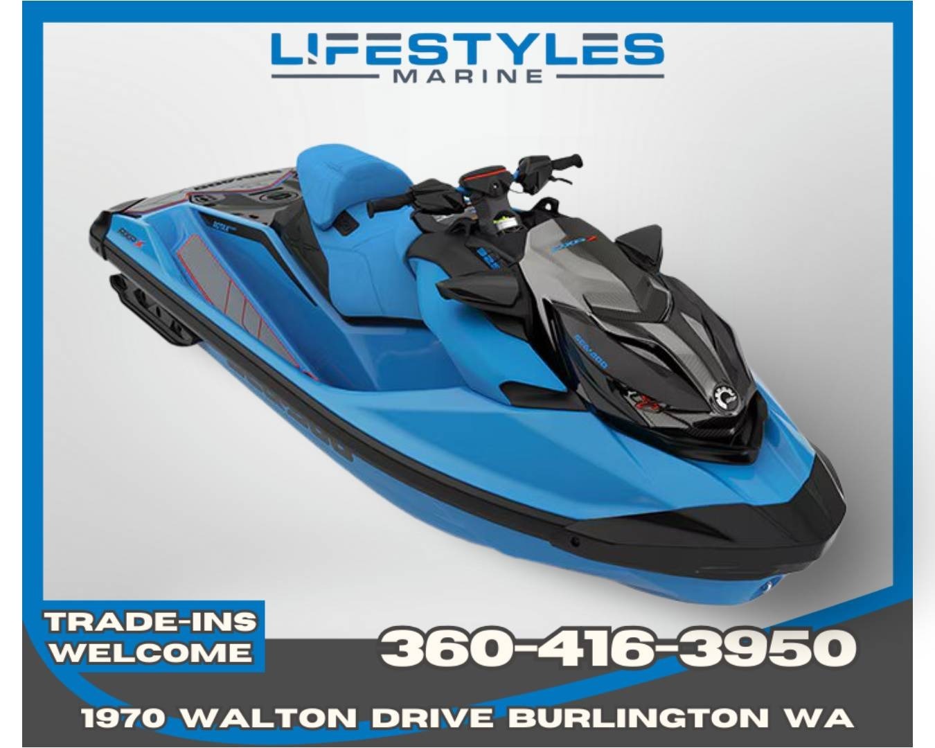 2026 Sea-Doo RXP-X 325 iBR BASE in Burlington, WA