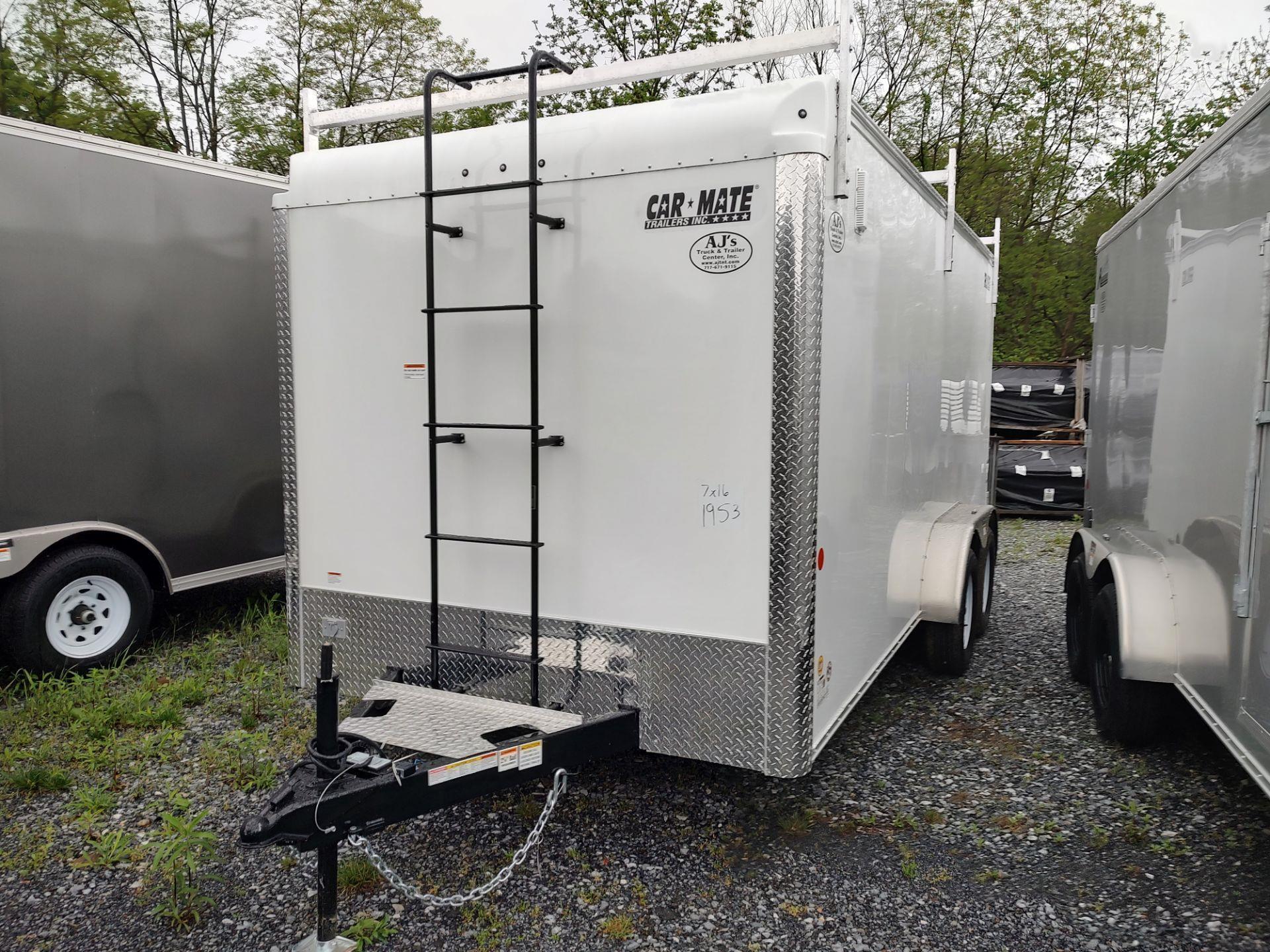 2026 Car Mate Trailers 7X16 Contractor Trailer PKG1 Double Door in Harrisburg, PA