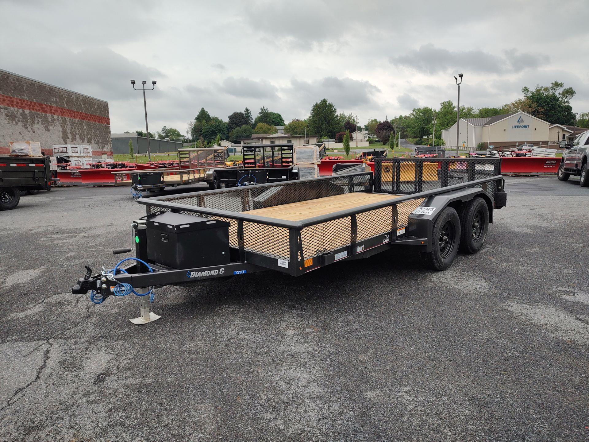 2026 Diamond C Trailers 14X83 GTU Utility Trailer Mesh 7K in Harrisburg, PA