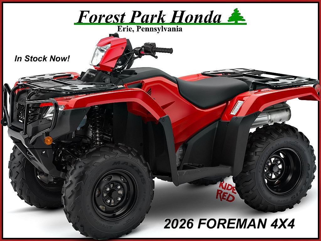 2026 Honda FourTrax Foreman 4x4 in erie PA