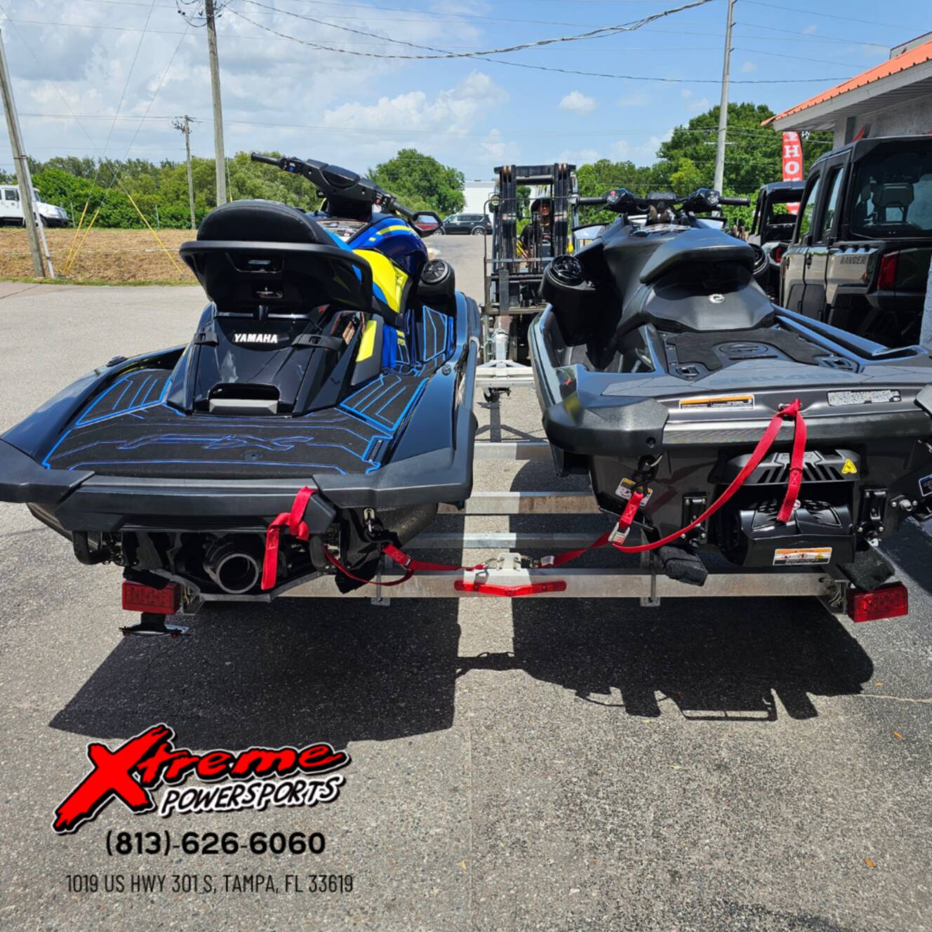 A photo of this 2022 Sea-Doo SEA-DOO 300 RXR-X, YAMAHA FX SVITO, CONTINENTAL TRAILER
