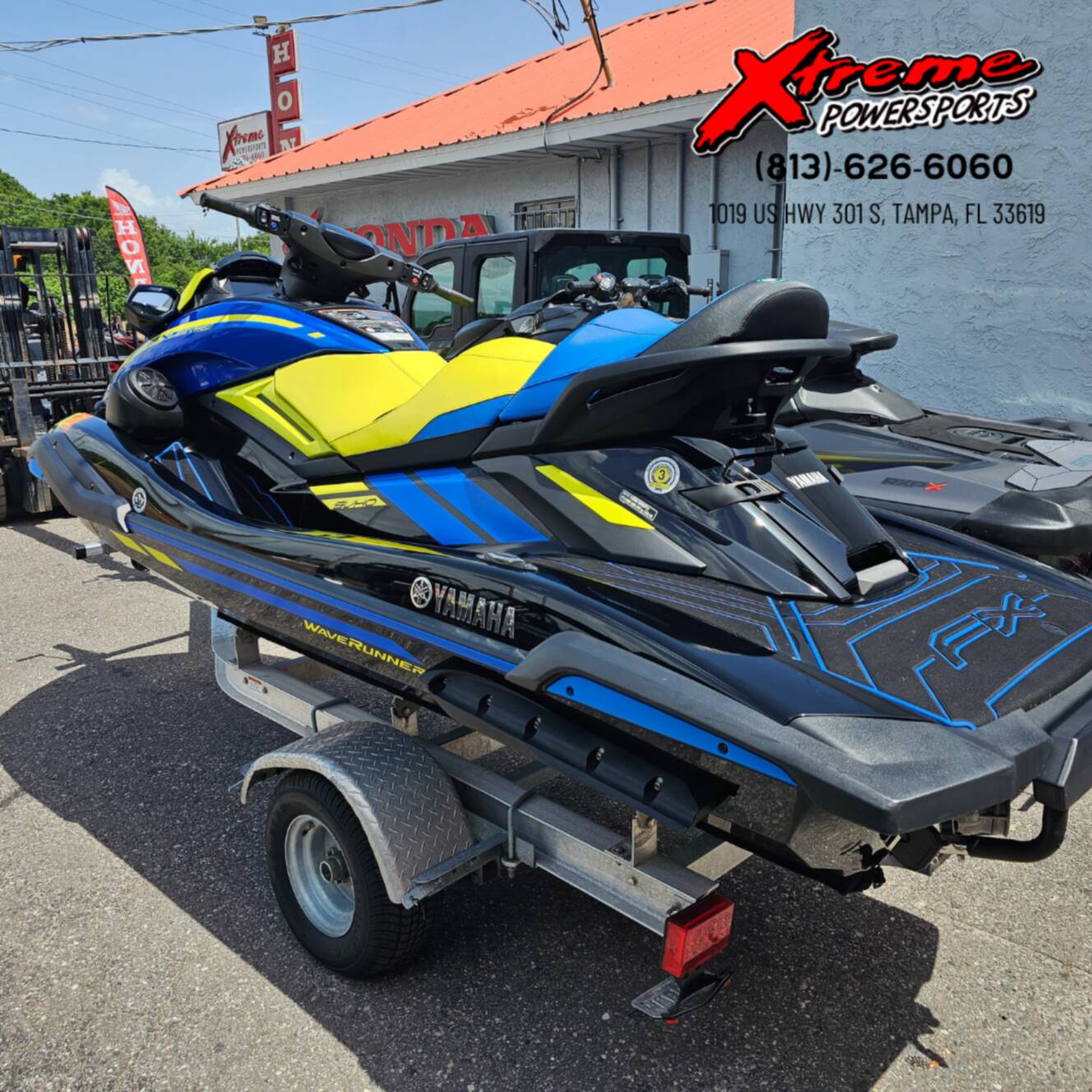 A photo of this 2022 Sea-Doo SEA-DOO 300 RXR-X, YAMAHA FX SVITO, CONTINENTAL TRAILER