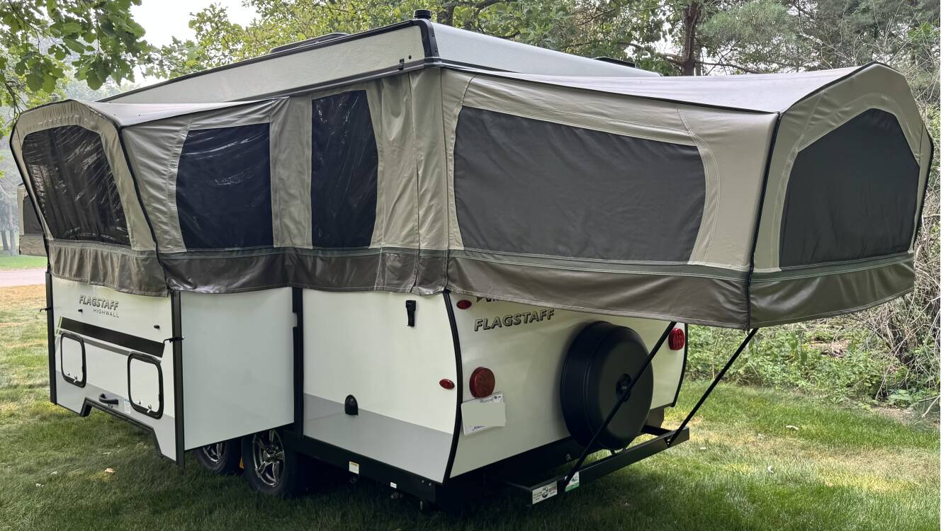 A photo of this 2022 Forest River FLAGSTAFF HIGH WALL SERIES HW29SC