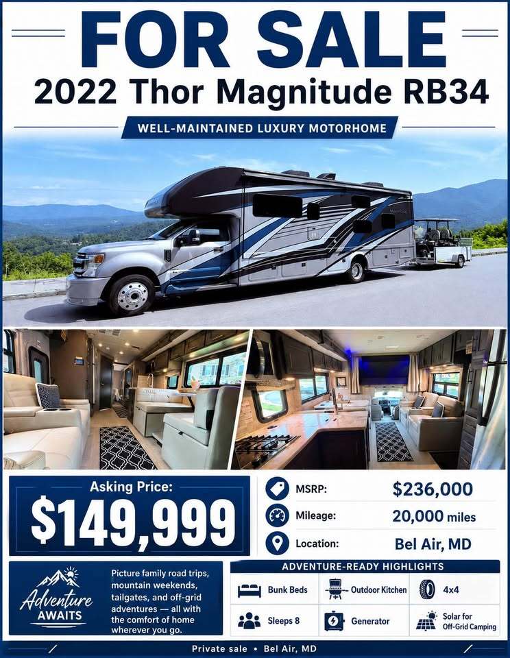 Thor Motor Coach Magnitude Super C RVs for sale - RV Trader