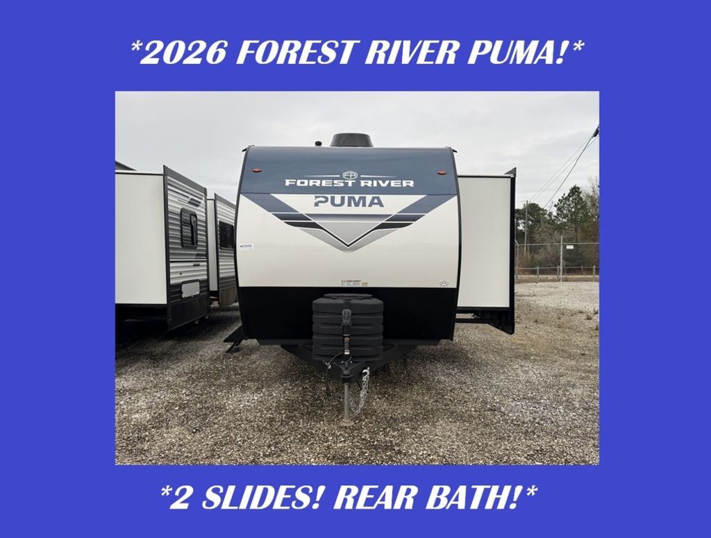 2026 Forest River Puma 27RBDS/Rent to Own/No Credit Check in saucier MS