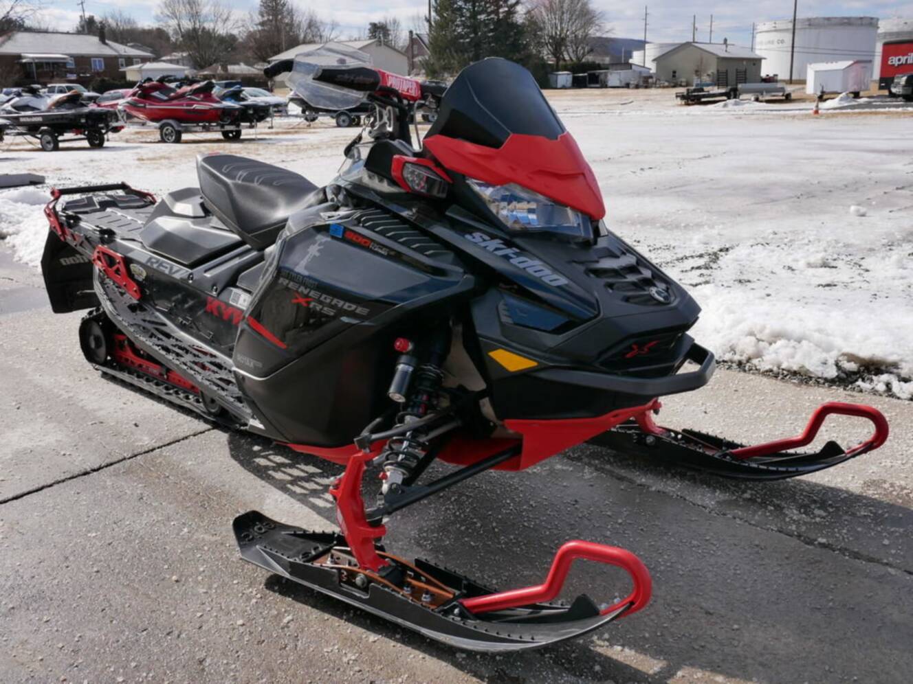 A photo of this 2020 Ski-Doo Renegade® X-RS® Rotax® 900 ACE TURBO Ice R. XT 1.