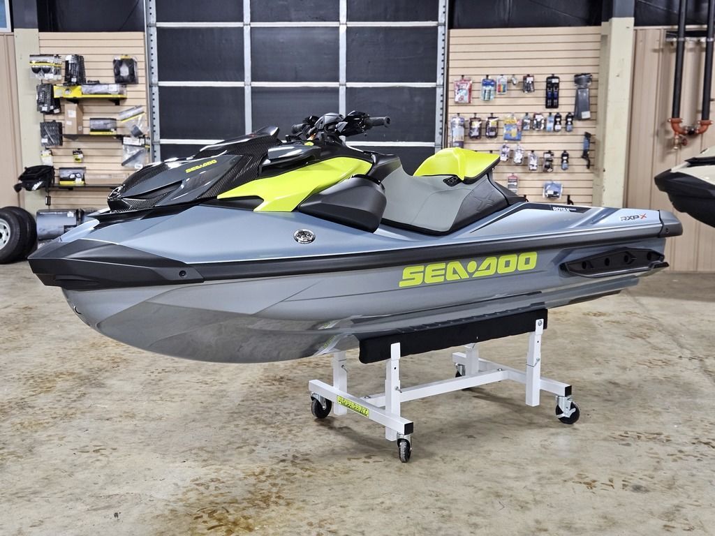 2024 Sea-Doo RXP®-X® 325 iBR Ice Metal/Green Tech, BRP Premium Aud X 325 in London, KY
