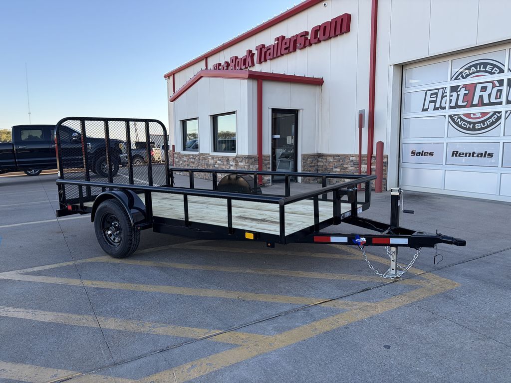 2027 DNJ 77 in x 12' Utility w/ Spring Assist Gate in Hewitt, TX