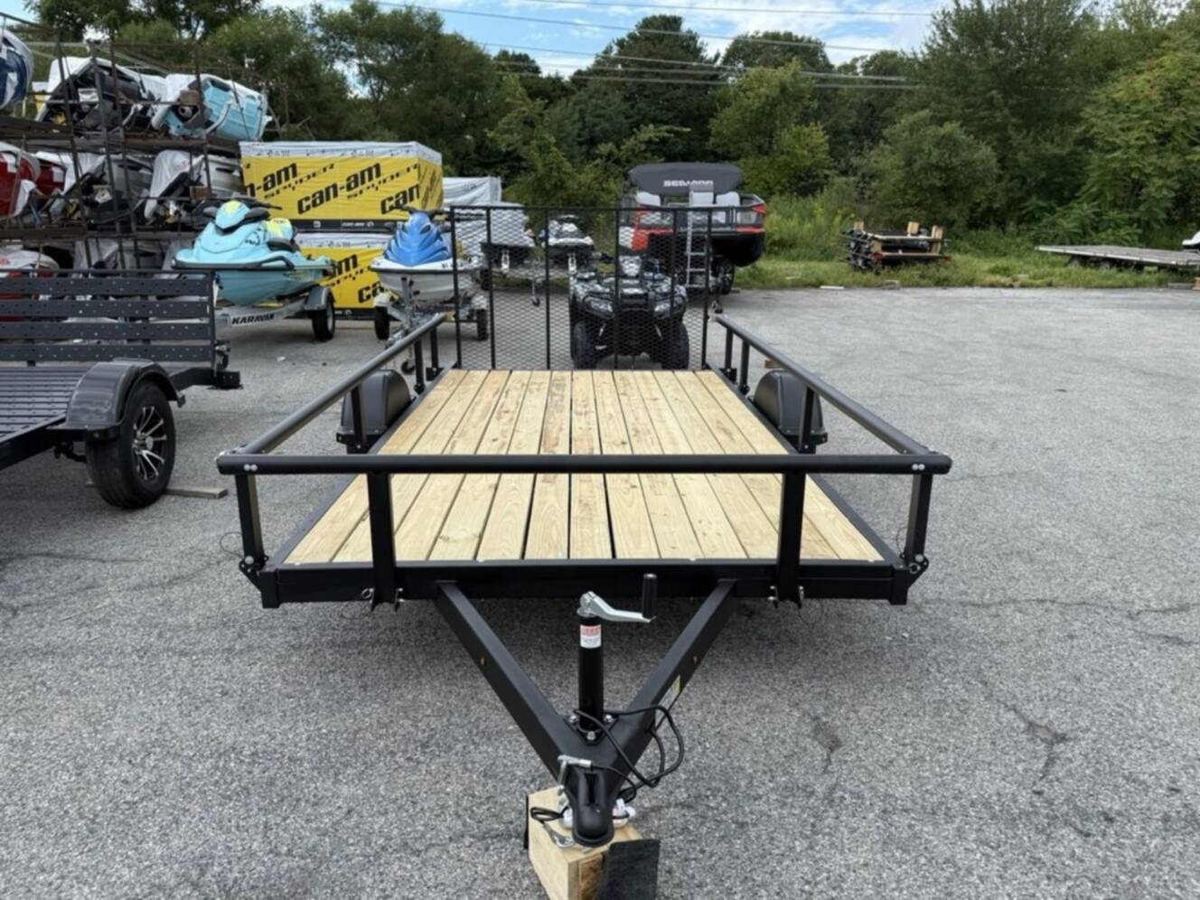 A photo of this 2026 Karavan 6.8 X 13 Ft. Steel Utility Trailer