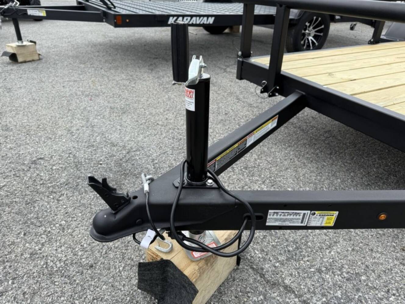 A photo of this 2026 Karavan 6.8 X 13 Ft. Steel Utility Trailer